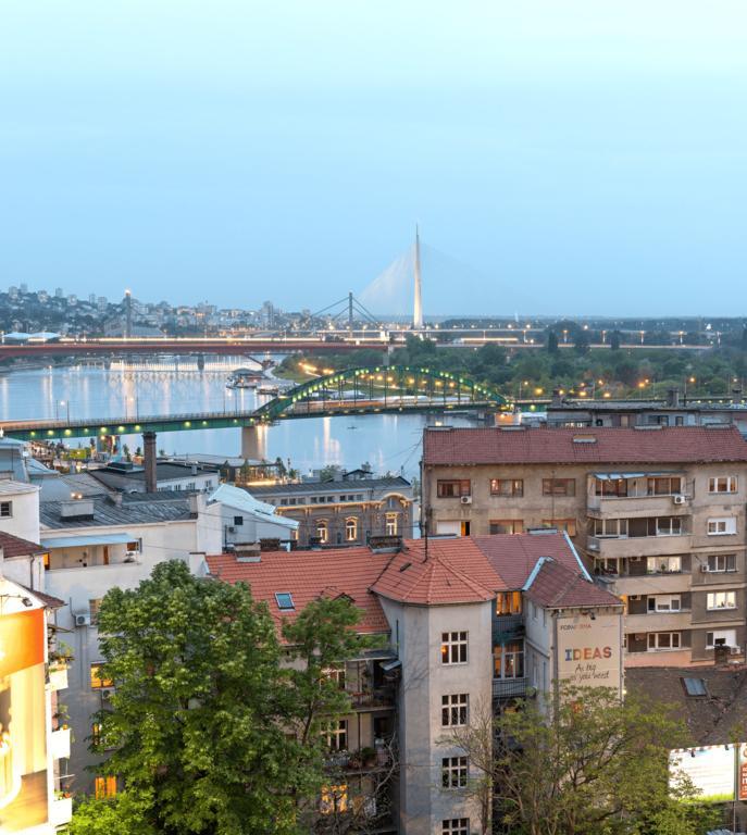 Vivio Luxury Apartment Belgrad Exteriör bild